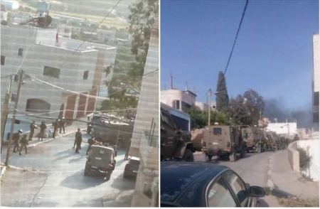 قوات الاحتلال تقتحم قرية عقربا عقب العثور على المركبة التي يشتبه بانها استخدمت في عملية زعترة